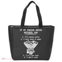 Engine Noise Bothering You I Don't Care Tote Bag thumb 0