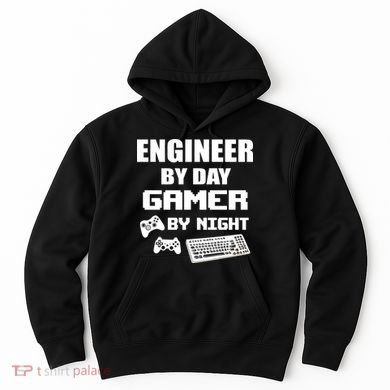 Engineer By Day Gamer By Night Hoodie