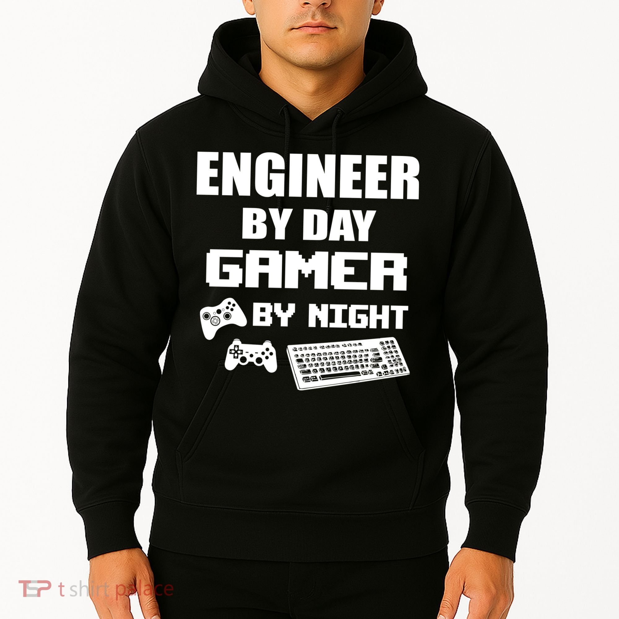 Engineer By Day Gamer By Night Hoodie