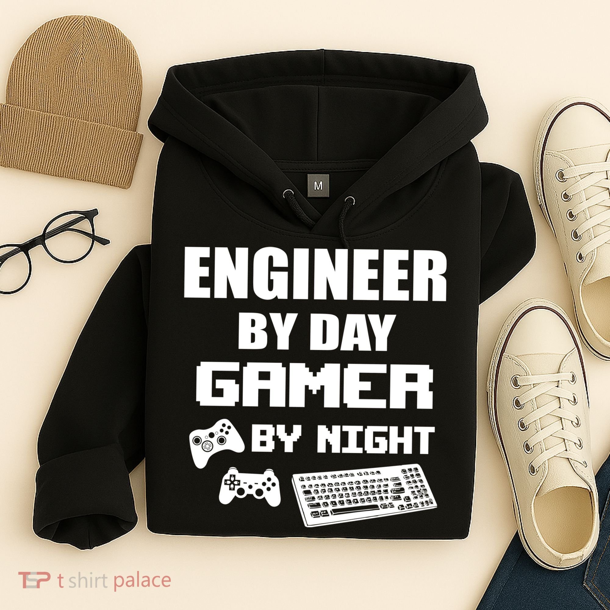 Engineer By Day Gamer By Night Hoodie