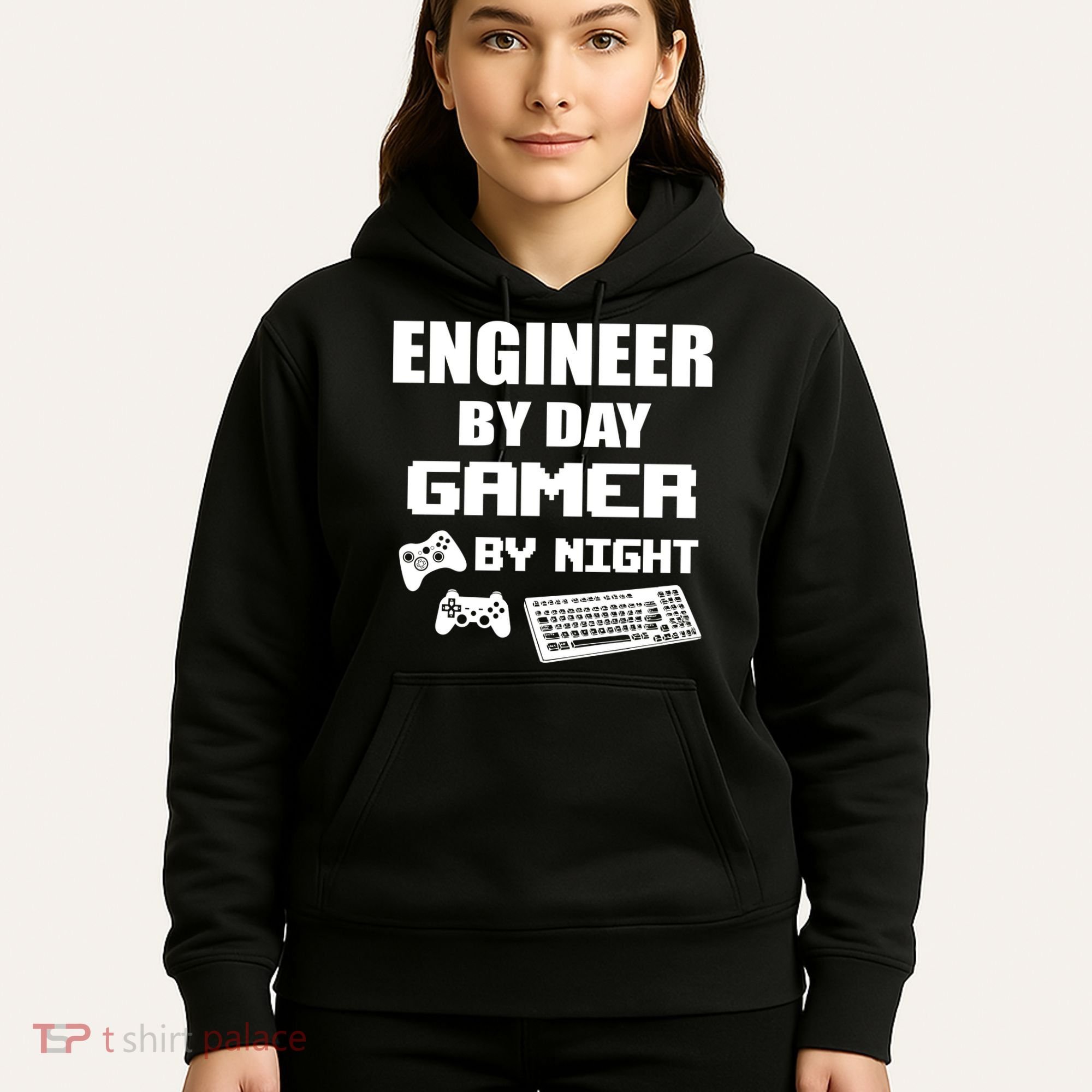 Engineer By Day Gamer By Night Hoodie