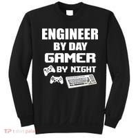 Engineer By Day Gamer By Night Sweatshirt thumb 0