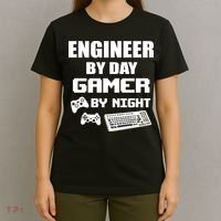 Engineer By Day Gamer By Night T-Shirt thumb 4