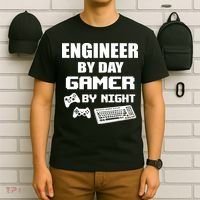 Engineer By Day Gamer By Night T-Shirt thumb 6