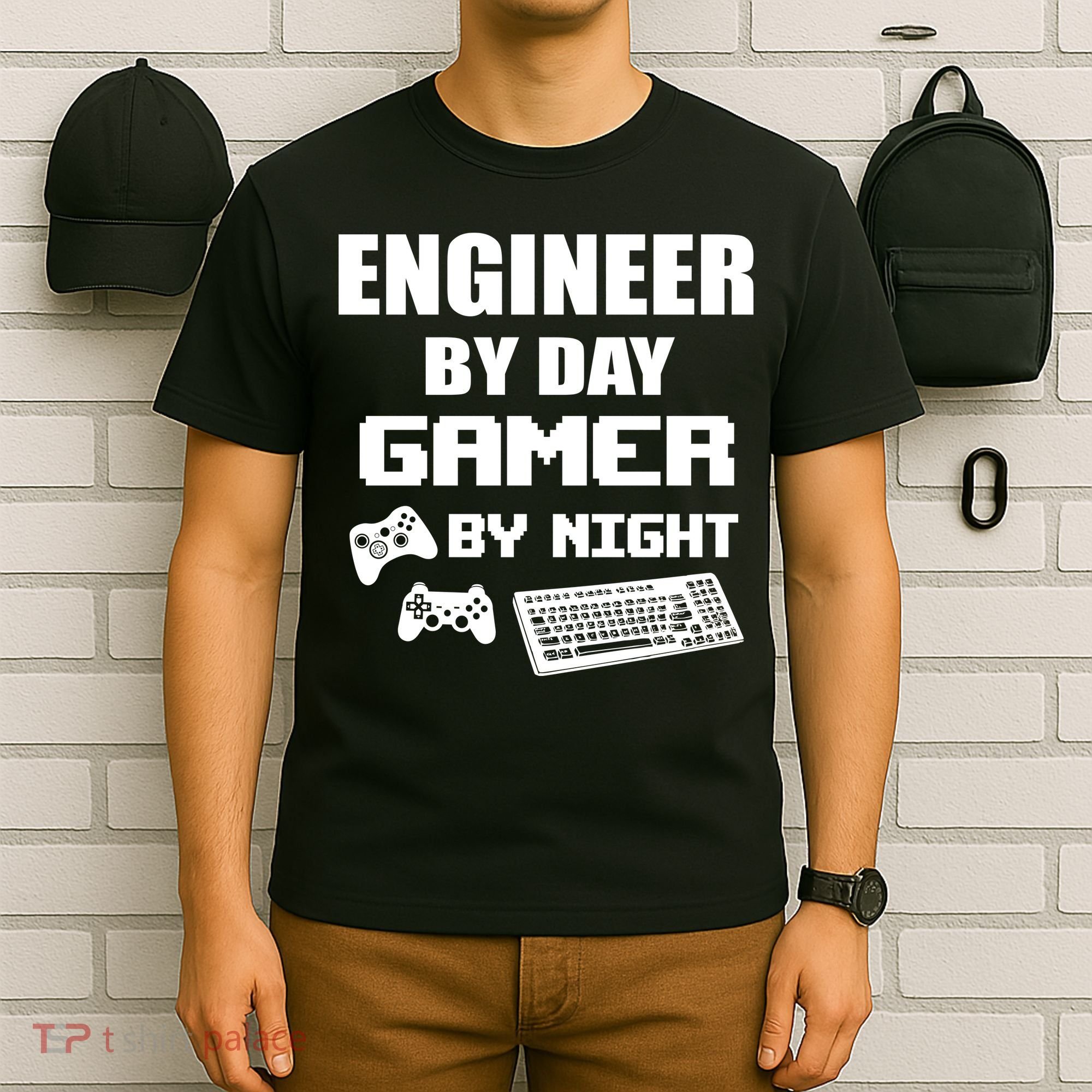 Engineer By Day Gamer By Night T-Shirt