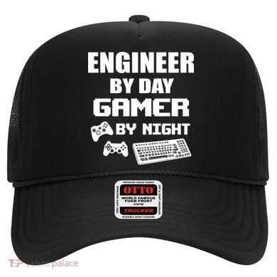 Engineer By Day Gamer By Night Hat
