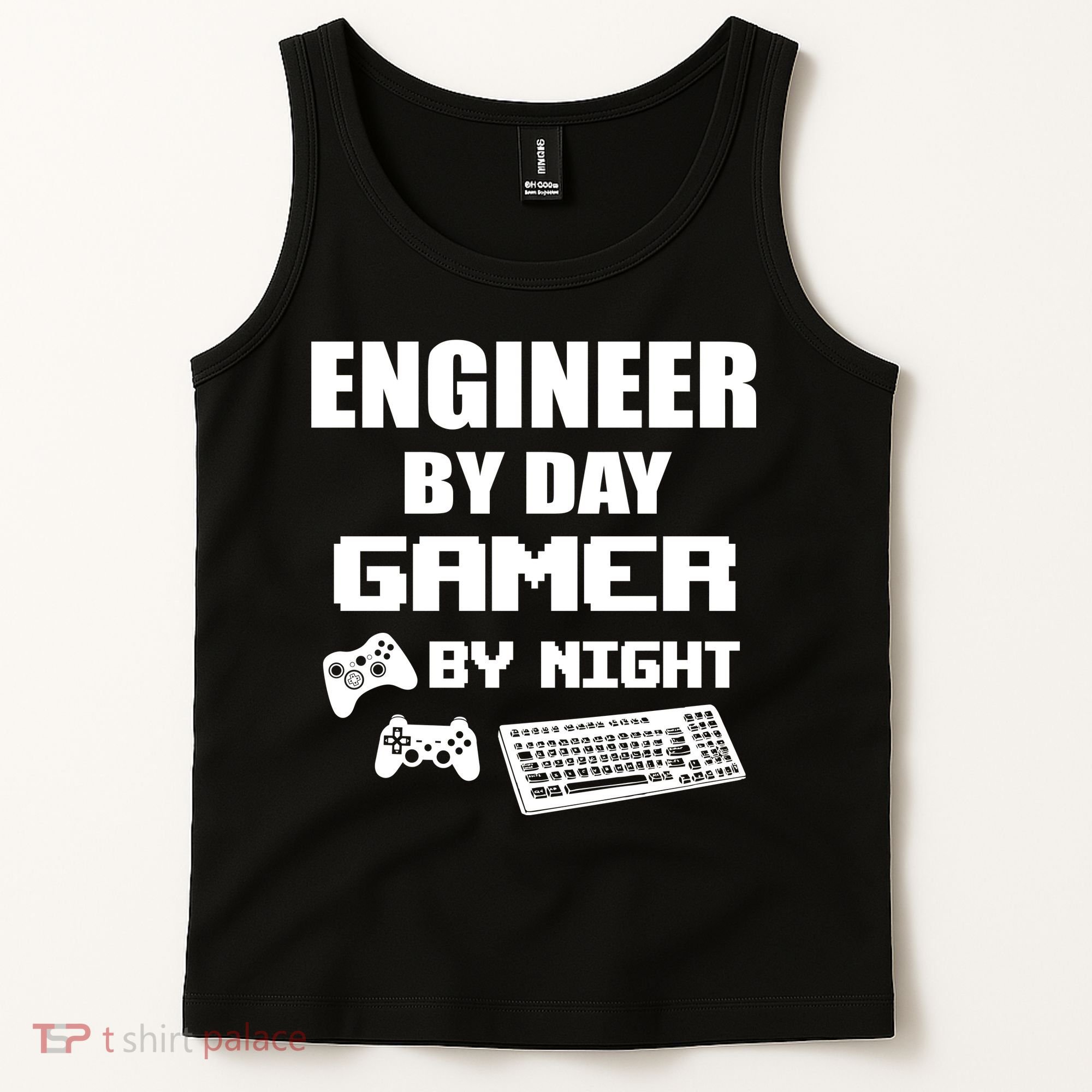 Engineer By Day Gamer By Night Tank Top