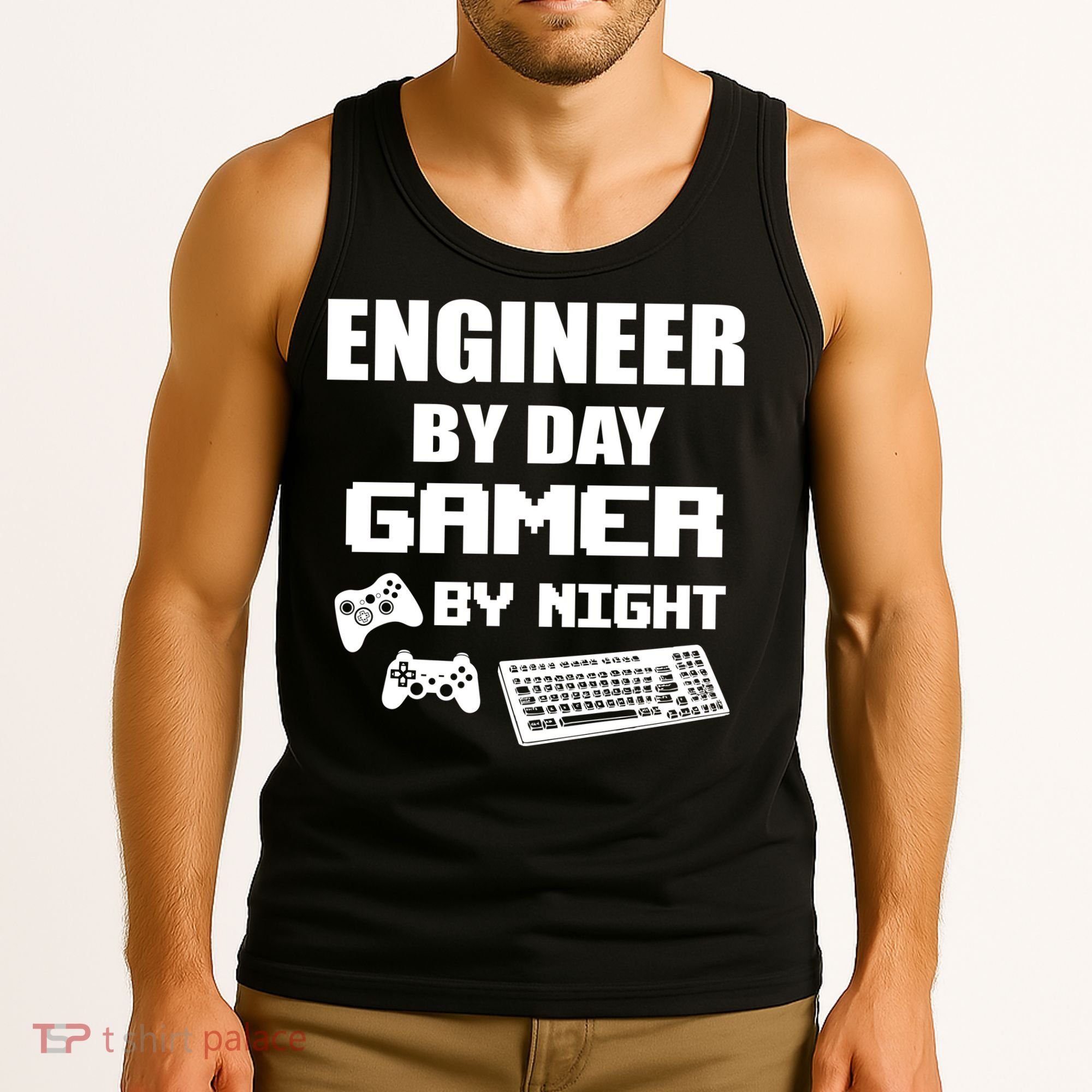 Engineer By Day Gamer By Night Tank Top