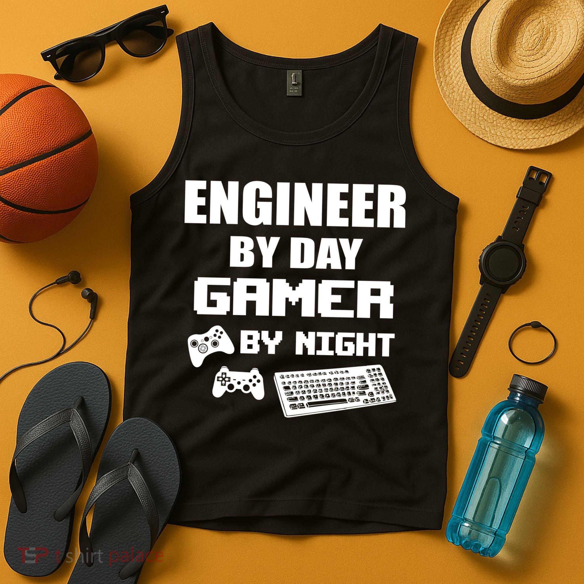 Engineer By Day Gamer By Night Tank Top