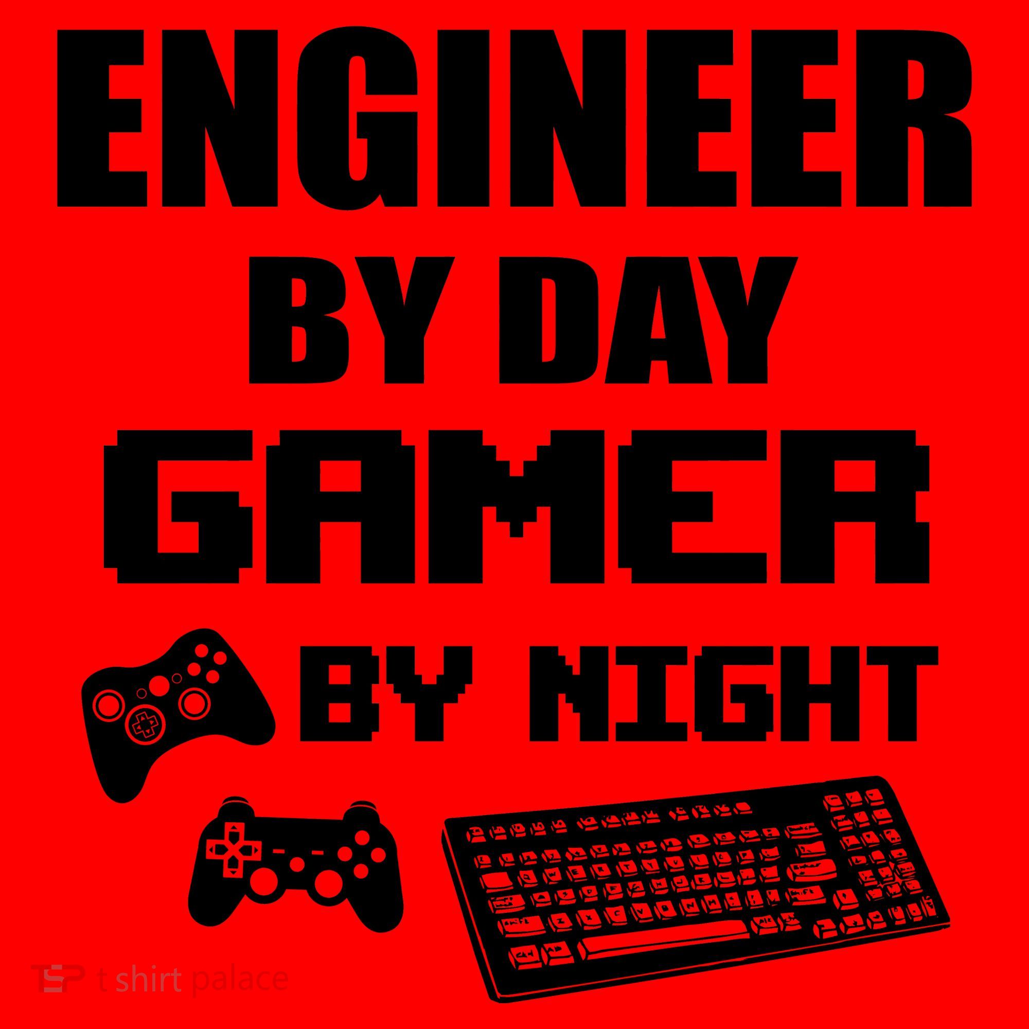 Engineer By Day Gamer By Night Santa Hat