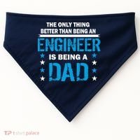 Engineer Dad USA-Made Doggie Bandana thumb 0