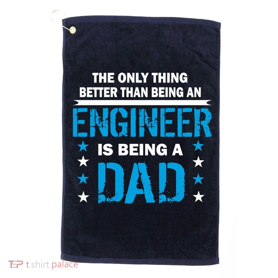 Engineer Dad Golf Towel