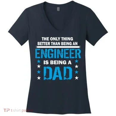 Engineer Dad Women's V-Neck T-Shirt