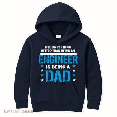 Engineer Dad Kids Hoodie