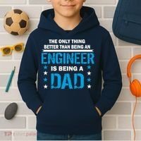 Engineer Dad Kids Hoodie thumb 2