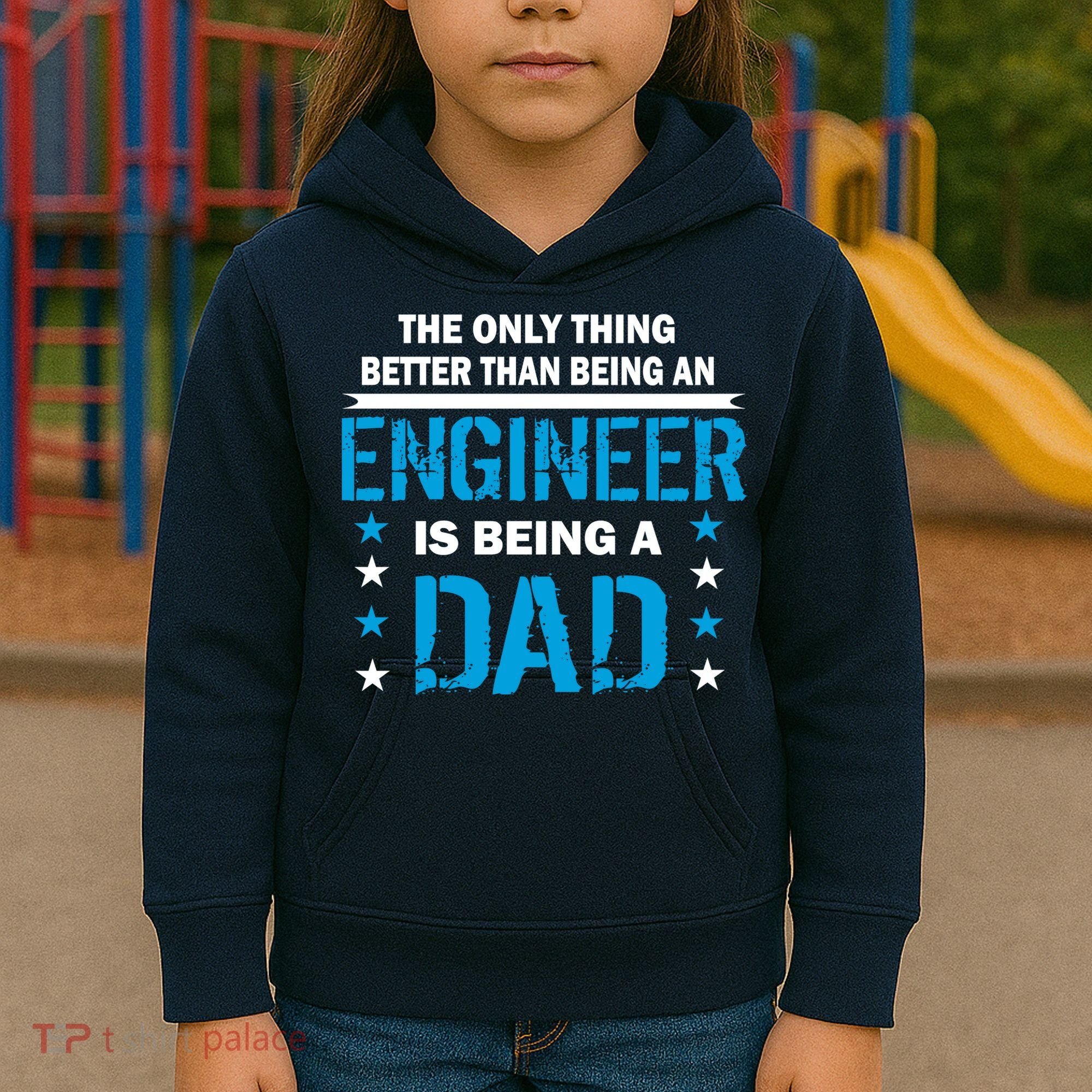 Engineer Dad Kids Hoodie