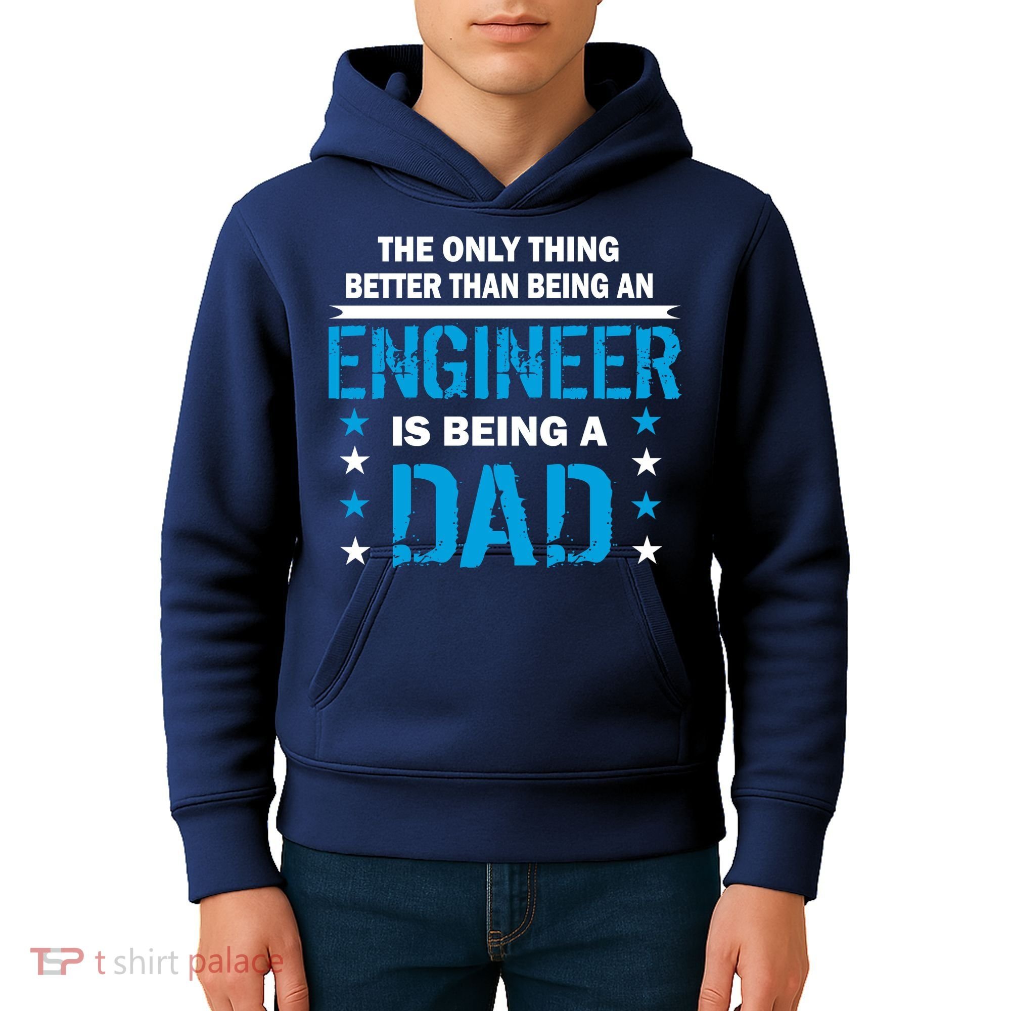 Engineer Dad Kids Hoodie