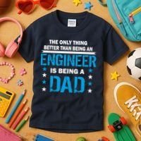 Engineer Dad Kids T-Shirt thumb 3