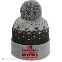 Engineer Grandpa  The Baniff Cuffed Pom Beanie thumb 0