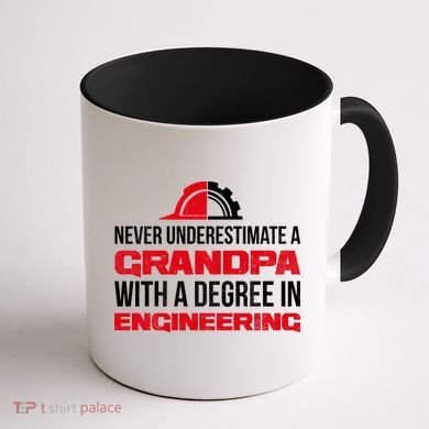 Engineer Grandpa  Coffee Mug back