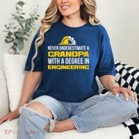 Engineer Grandpa  Comfort Colors T-Shirt thumb 2