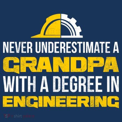 Engineer Grandpa  Ladies Heavyweight Boxy Pullover Hoodie