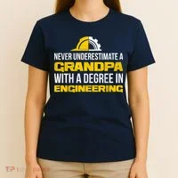 Engineer Grandpa  T-Shirt thumb 4