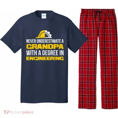 Engineer Grandpa  Pajama Set