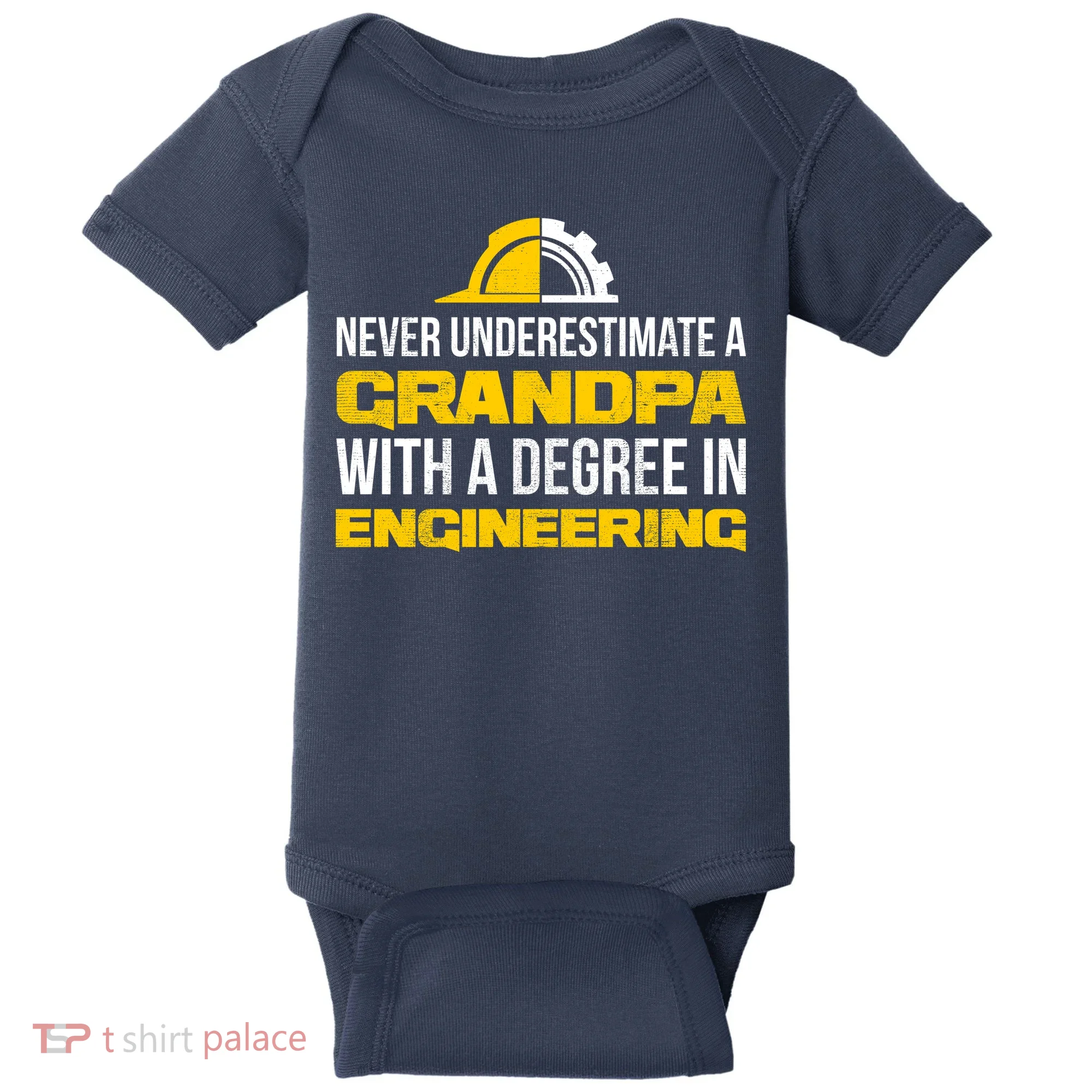 Engineer Grandpa  Baby Bodysuit