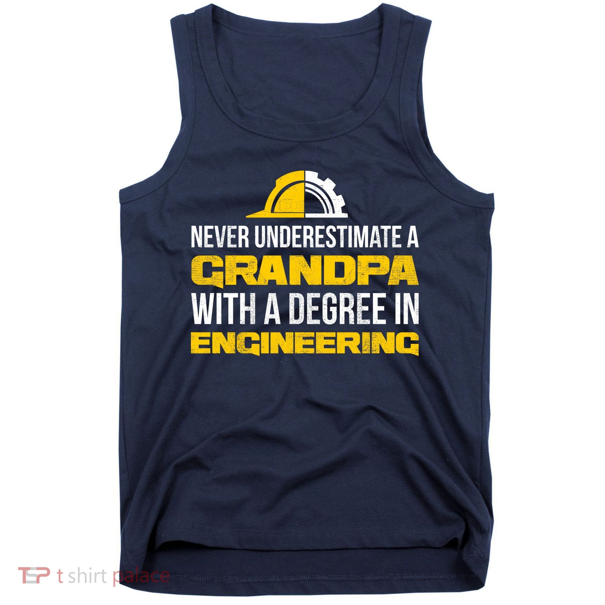 Engineer Grandpa  Tank Top