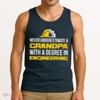 Engineer Grandpa  Tank Top thumb 3