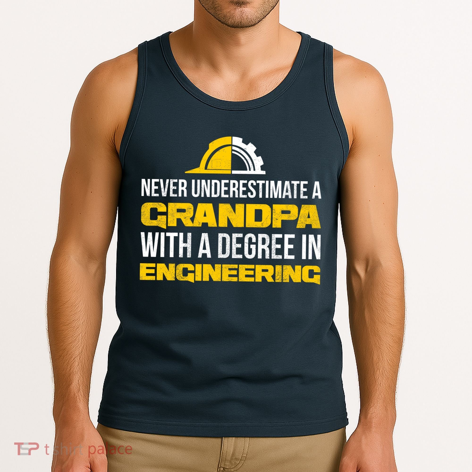 Engineer Grandpa  Tank Top