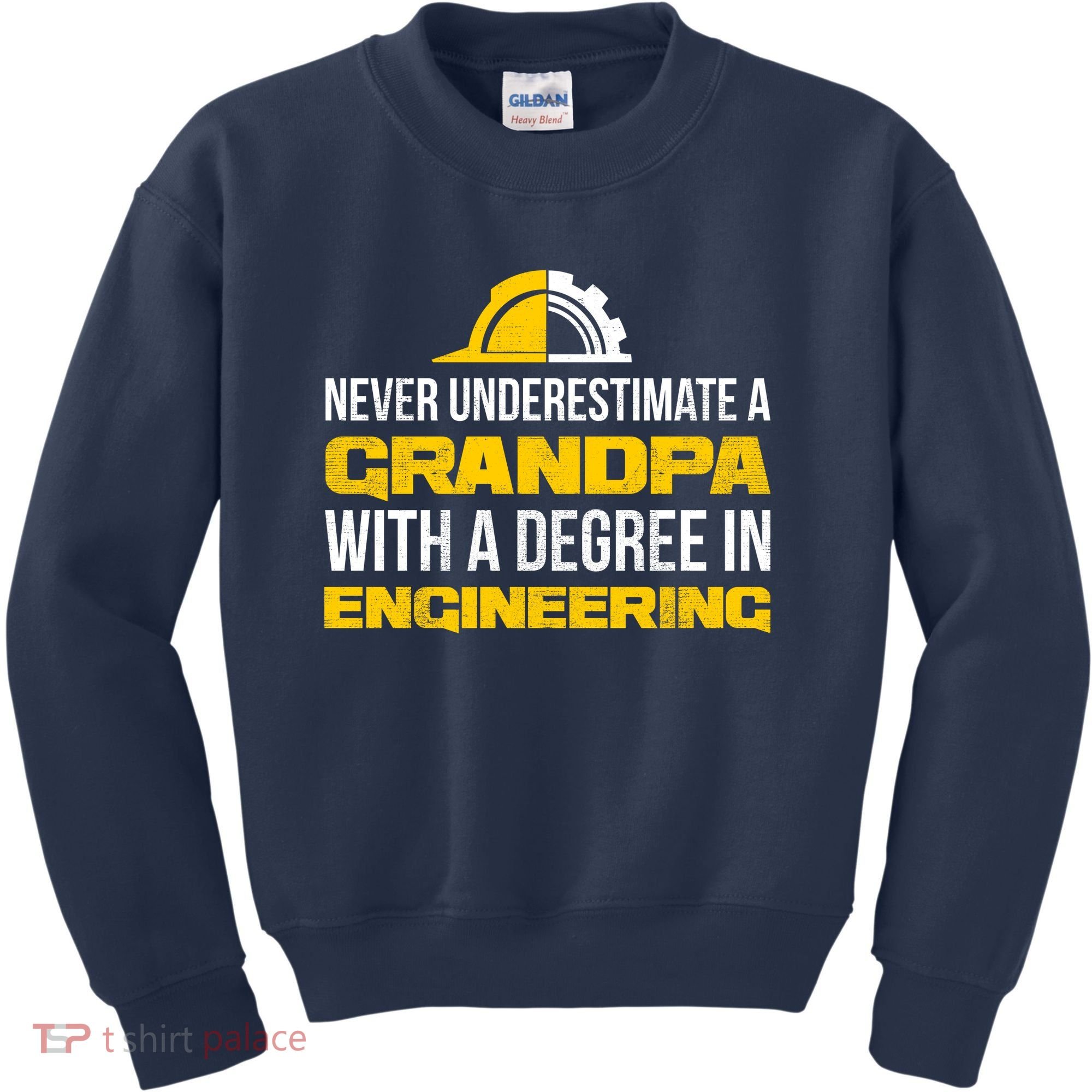 Engineer Grandpa  Kids Sweatshirt