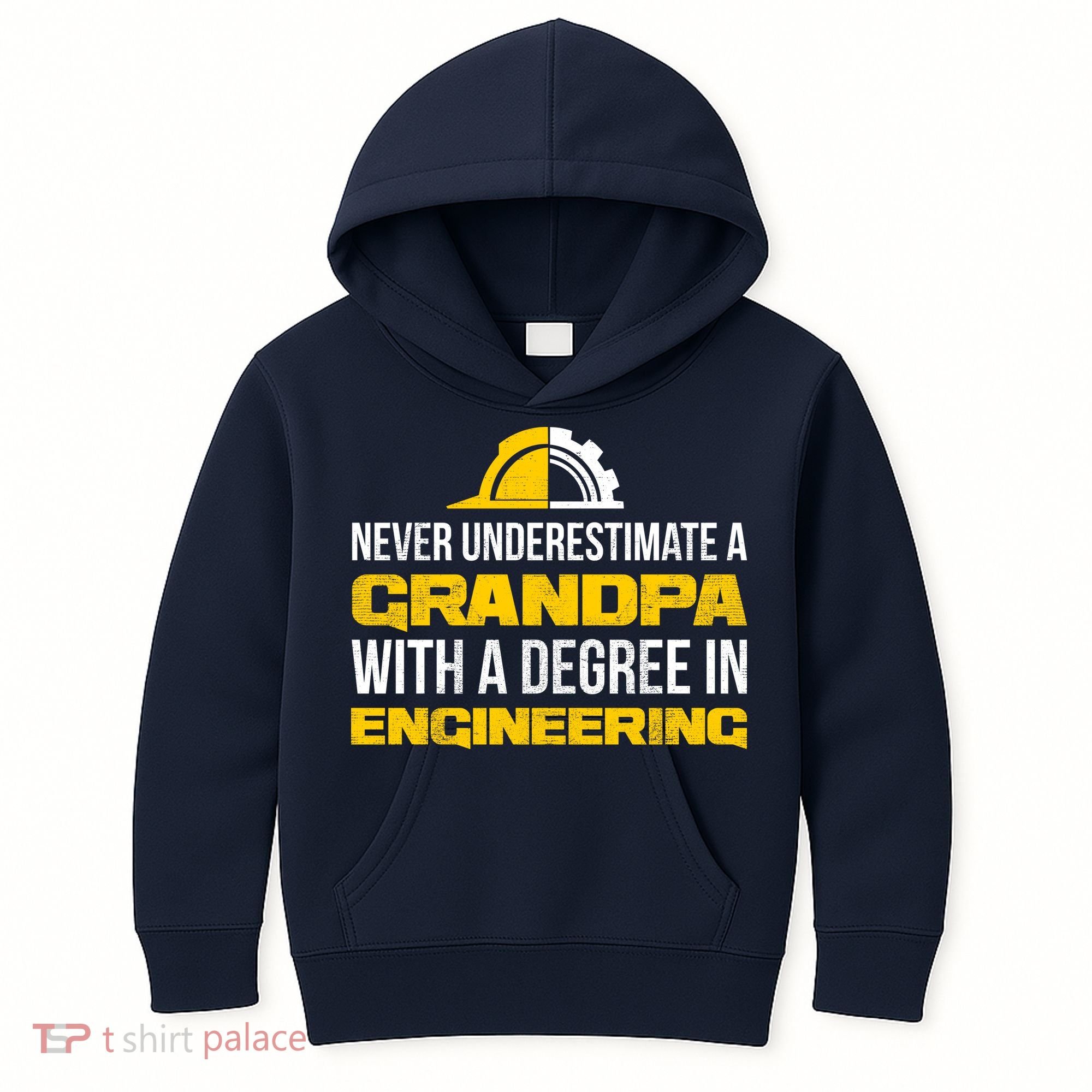 Engineer Grandpa  Kids Hoodie
