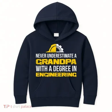 Engineer Grandpa Kids Hoodie
