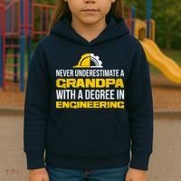 Engineer Grandpa  Kids Hoodie thumb 3