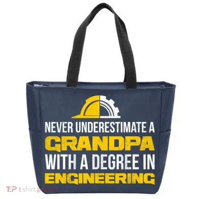 Engineer Grandpa Tote Bag
