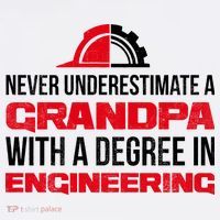 Engineer Grandpa  Garment-Dyed Sweatshirt thumb 2