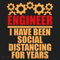 Engineer I Have Been Social Distancing For Years Women's Sweatshirt thumb 2