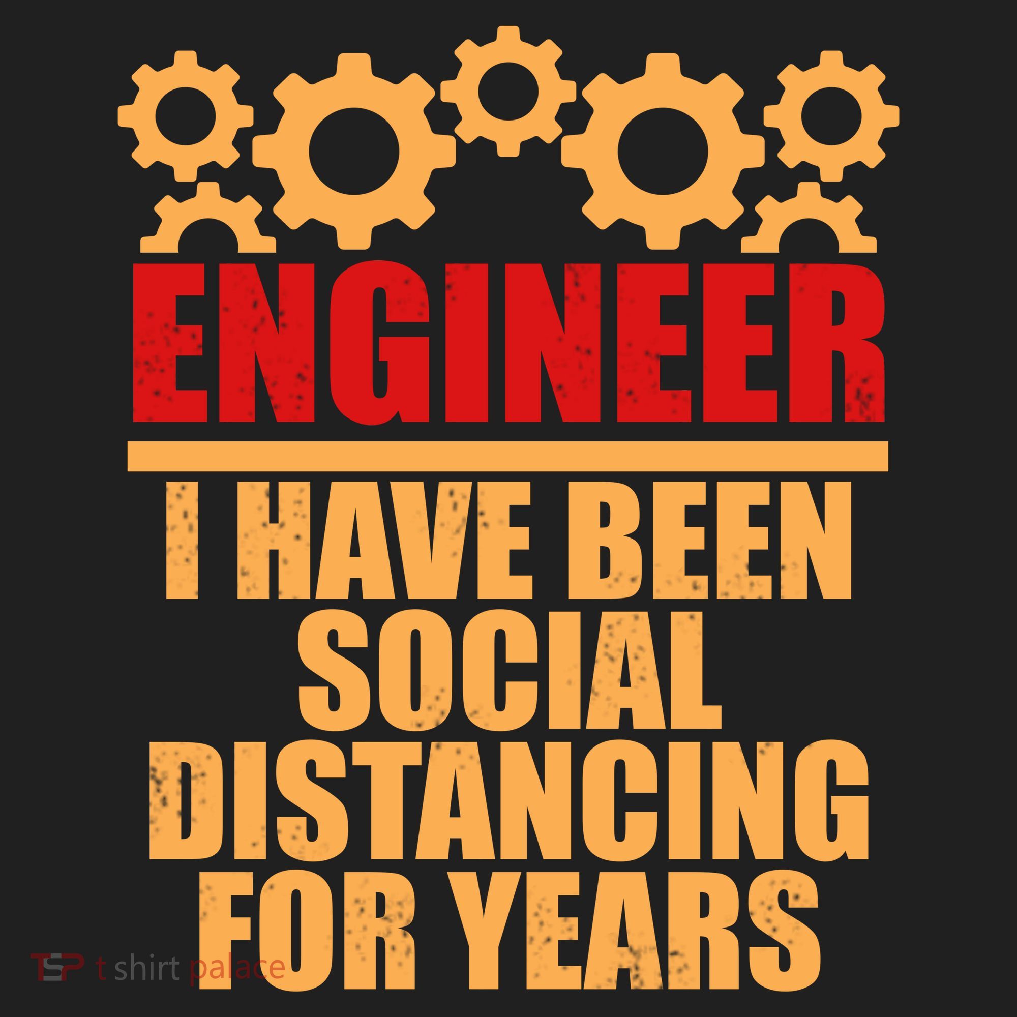 Engineer I Have Been Social Distancing For Years Golf Towel