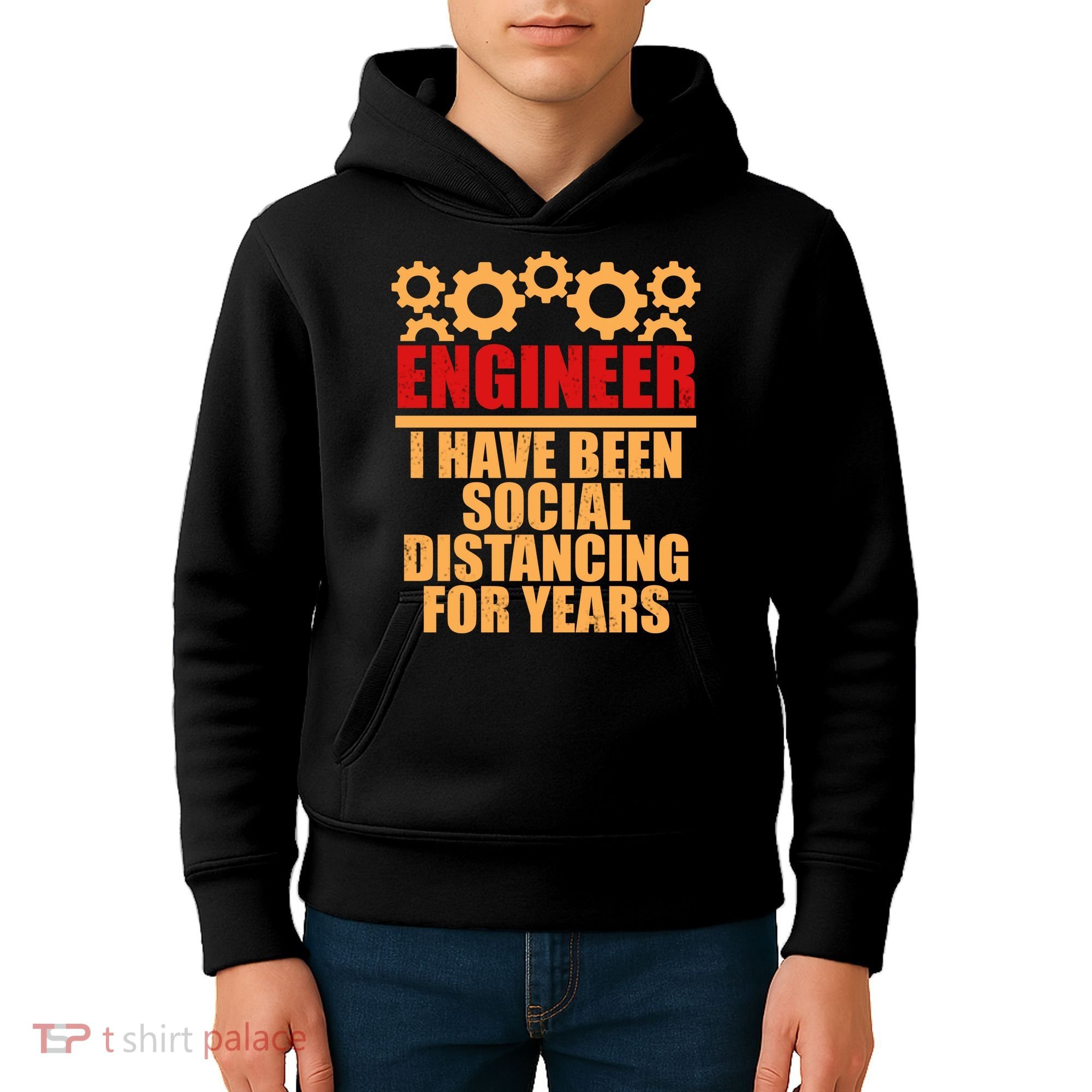 Engineer I Have Been Social Distancing For Years Kids Hoodie