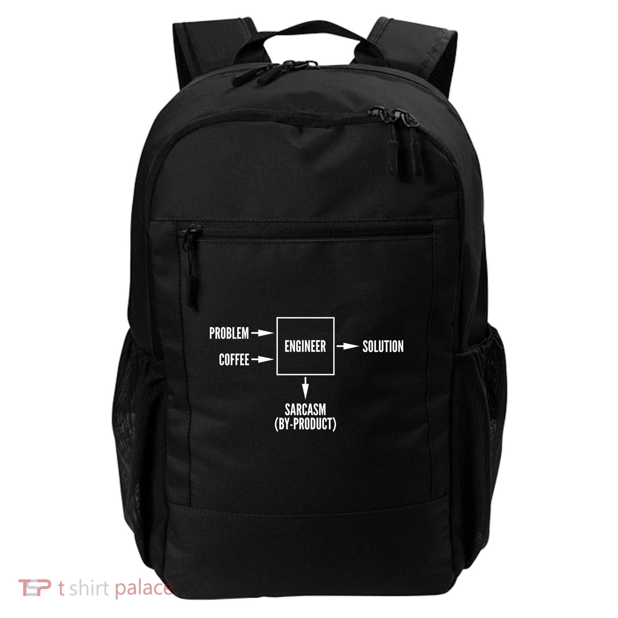 Engineer Sarcasm Diagram Backpack