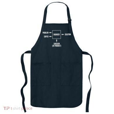 Engineer Sarcasm Diagram Apron