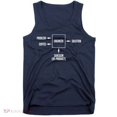 Engineer Sarcasm Diagram Tank Top