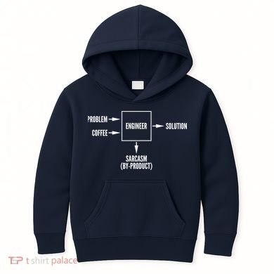 Engineer Sarcasm Diagram Kids Hoodie