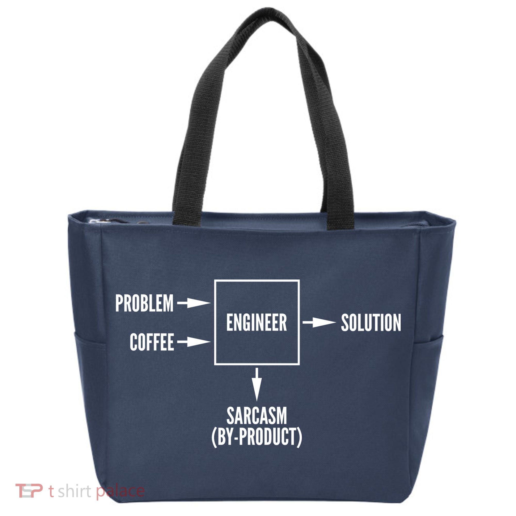 Engineer Sarcasm Diagram Tote Bag