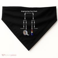 Engineering Flow Chart USA-Made Doggie Bandana thumb 0