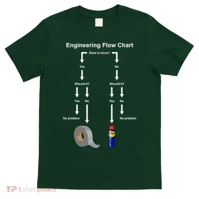 Engineering Flow Chart T-Shirt