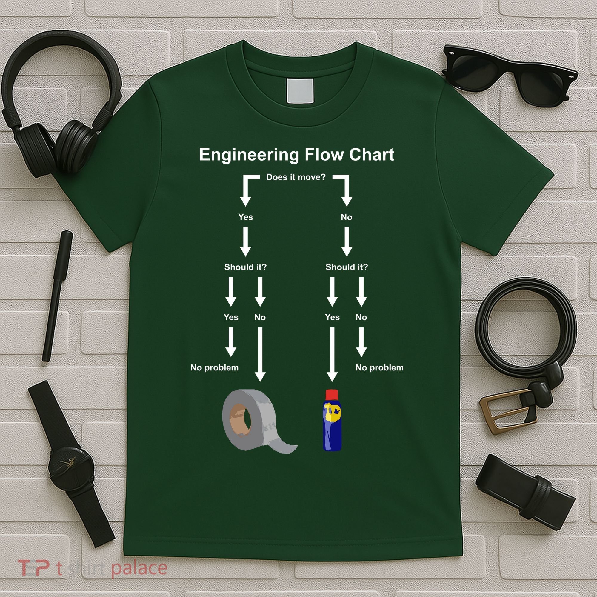 Engineering Flow Chart T-Shirt