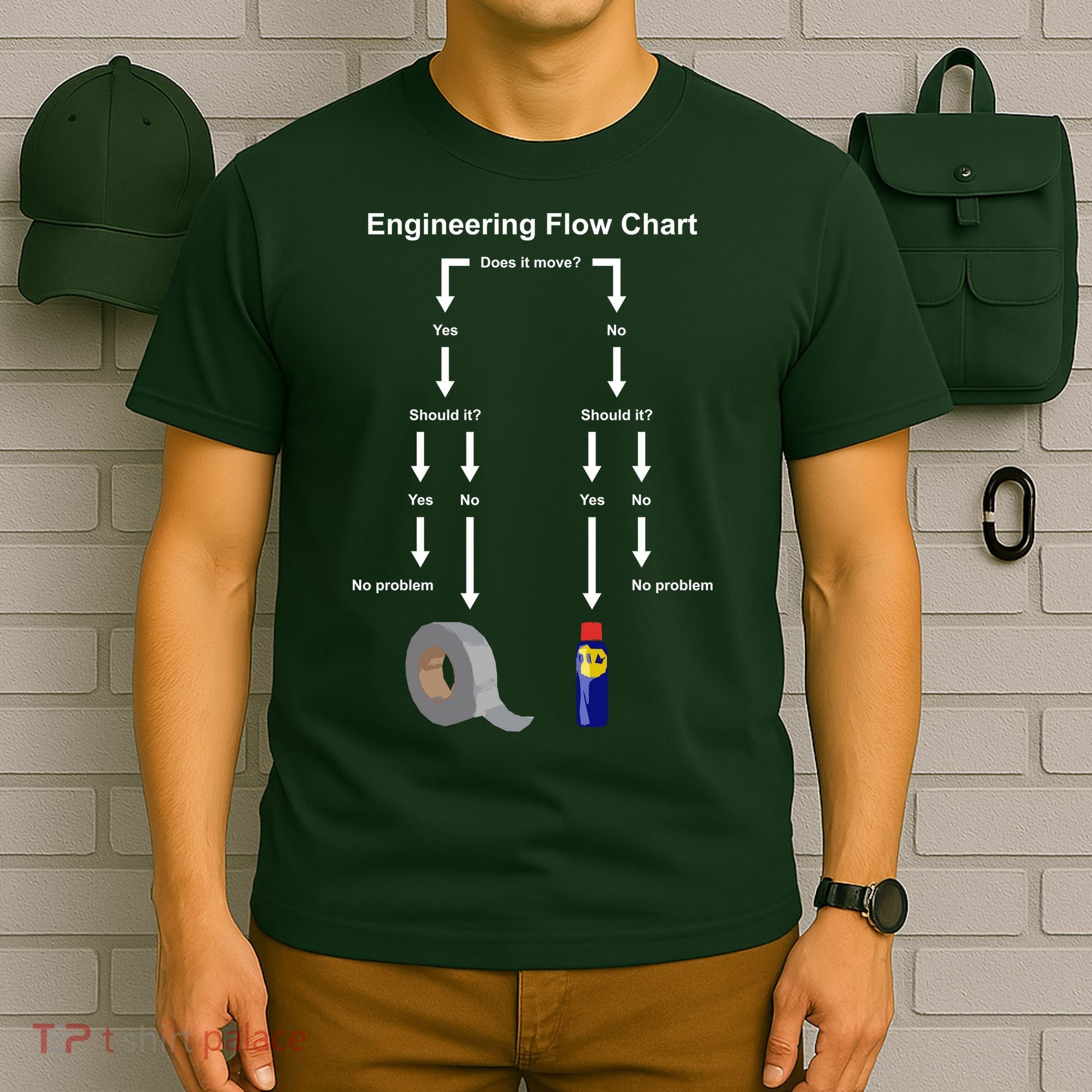 Engineering Flow Chart T-Shirt